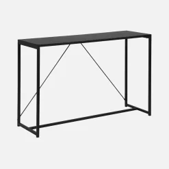 Consola metálica com barra de reforço, 120cm