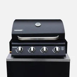 Cozinha exterior 5 módulos com churrasqueira a gás de 4 queimadores