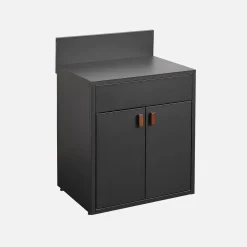 Cozinha externa de aço 2 portas, 80cm