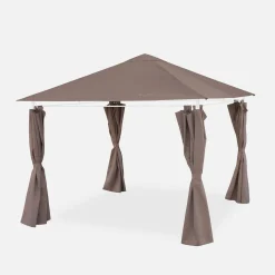 Dossel e cortinas para o caramanchão, Elusa 3x3m