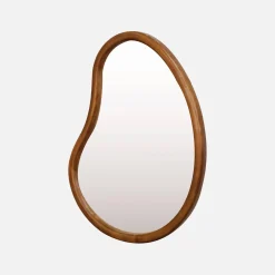 Espelho de madeira de abeto, 65cm