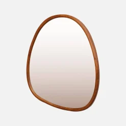 Espelho de madeira de abeto, 55cm