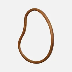 Espelho de madeira de abeto, 85cm