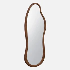 Espelho orgânico em madeira