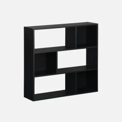 Estante de 3 prateleiras com 6 compartimentos