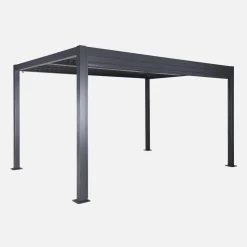Estore lateral de enrolar em alumínio e textilene para pérgola bioclimática, 4m