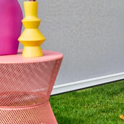 Estore lateral de enrolar em alumínio e textilene para pérgola bioclimática, 4m