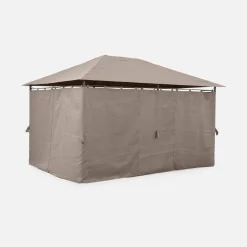 Gazebo para eventos com cortinas, 3x4m