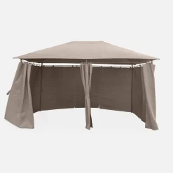 Gazebo para eventos com cortinas, 3x4m
