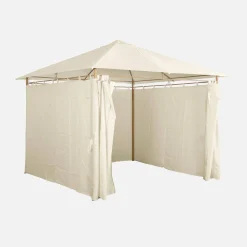 Gazebo 3x3m com cortinas