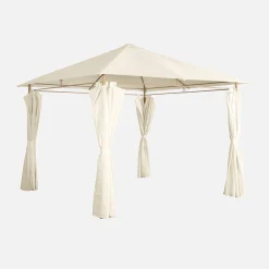 Gazebo 3x3m com cortinas