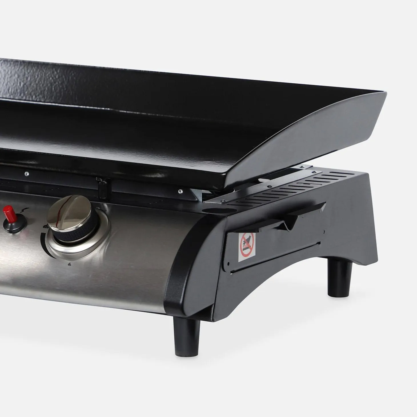Grelhador a gás 4 queimadores inox 10kW com utensílios