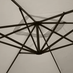Guarda-sol quadrado excêntrico, 3x3m