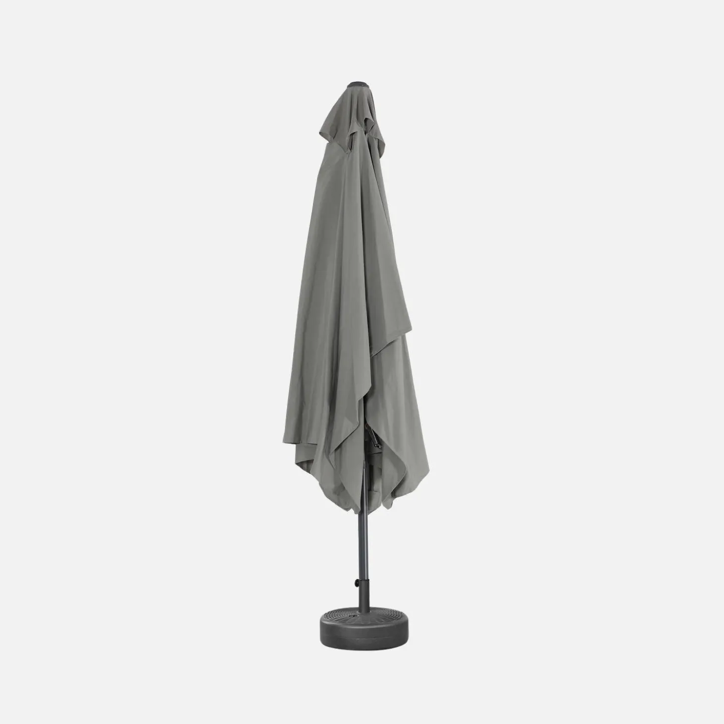 Guarda-sol retangular com mastro efeito madeira, 2x3m