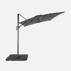 Guarda-sol retangular excêntrico, 3x2m