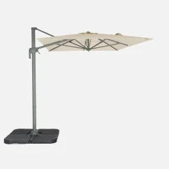 Guarda-sol retangular excêntrico, 3x2m