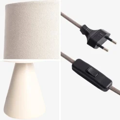 Lâmpada de mesa interior cerâmica, 13cm