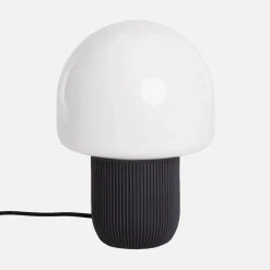 Lâmpada de mesa interior resina e PVC Ø18cm