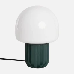 Lâmpada de mesa interior resina e PVC Ø18cm