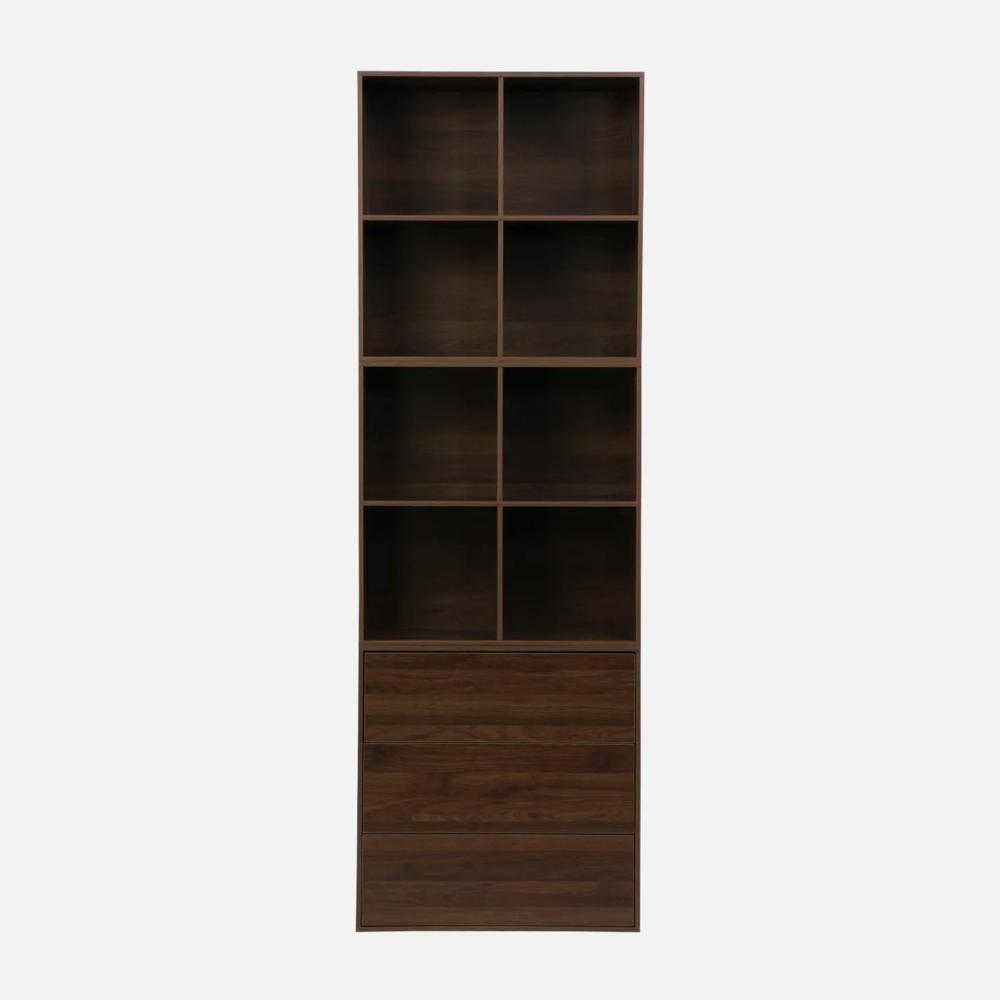 Módulo de armazenamento decor madeira, 3 gavetas