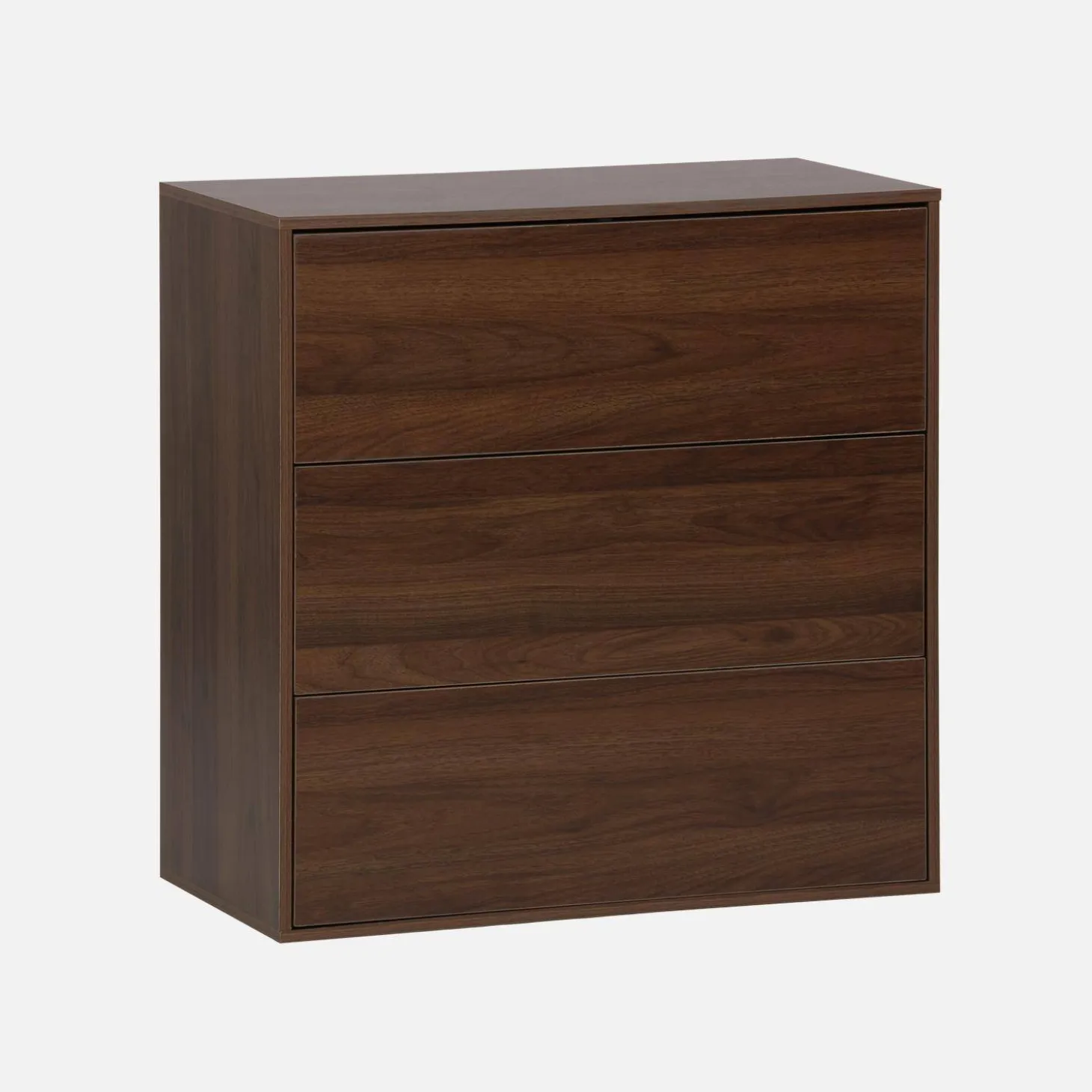 Módulo de armazenamento decor madeira, 3 gavetas