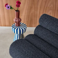 Módulo de sofá modular em tecido efeito alpaca, 1 lugar