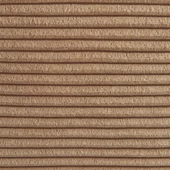 Módulo para sofá modular com apoio para os pés em veludo canelado, 1 lugar