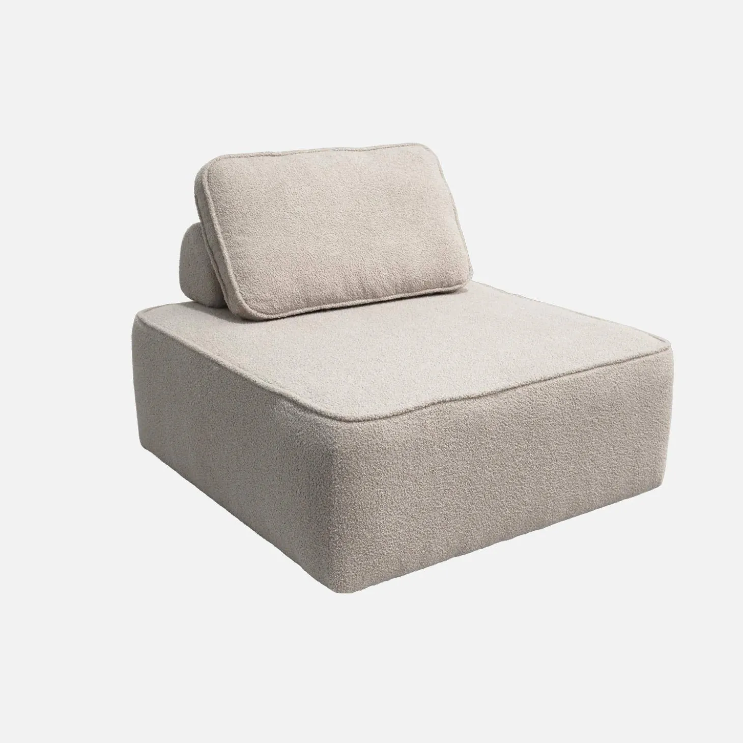 Módulo para sofá modular em boucle, 1 lugar