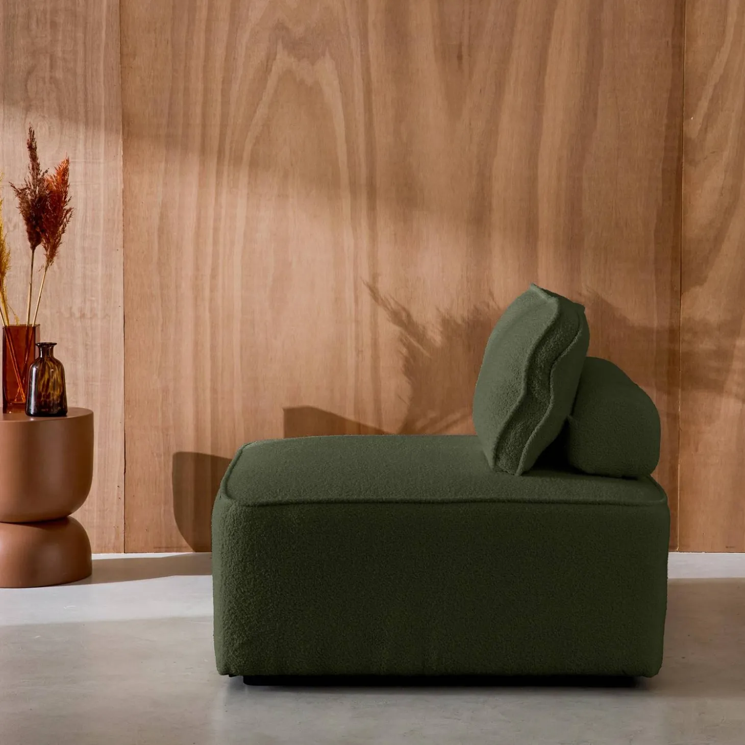 Módulo para sofá modular em boucle, 1 lugar