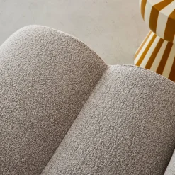 Módulo para sofá modular em tecido bouclé, set de 3