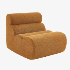 Módulo para sofá modular em tecido bouclé