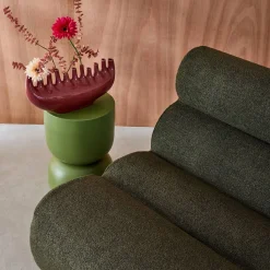 Módulo para sofá modular em tecido bouclé