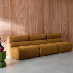 Módulo para sofá modular em tecido bouclé, set de 3