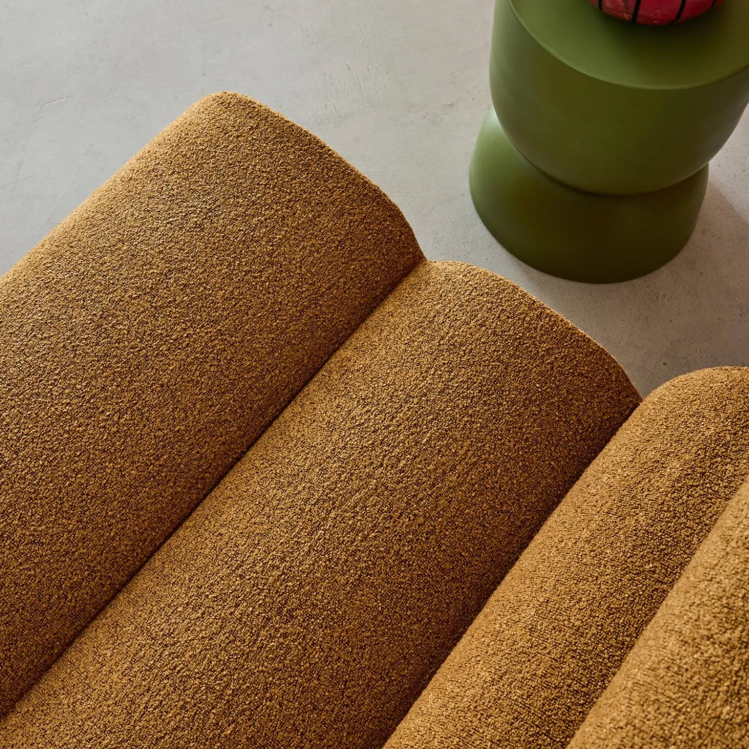 Módulo para sofá modular em tecido bouclé, set de 3
