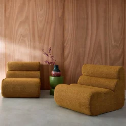Módulo para sofá modular em tecido bouclé, set de 2