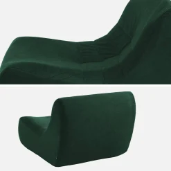 Módulo para sofá modular em veludo, set de 2