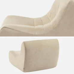 Módulo para sofá modular em veludo, set de 2