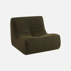Módulos para sofá modular em tecido bouclé, 2 lugares