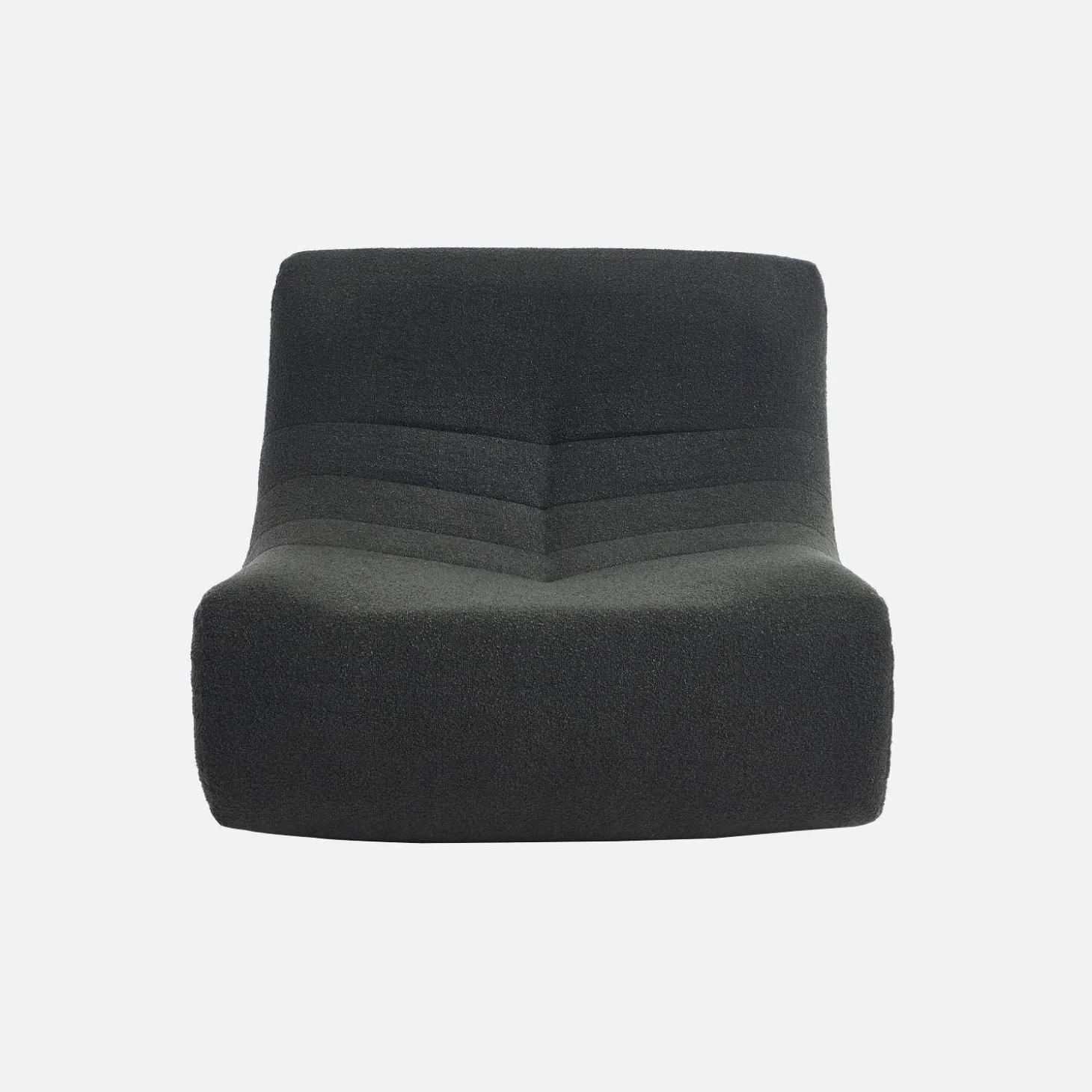 Módulos para sofá modular em tecido bouclé, 2 lugares