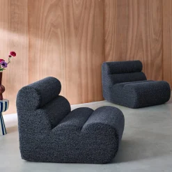 Módulos para sofá modular em tecido efeito alpaca, 2 lugares