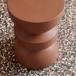 Mesa auxiliar, final de sofá, mesa de cabeceira de metal