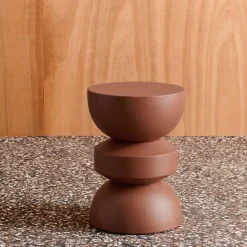 Mesa auxiliar, final de sofá, mesa de cabeceira de metal