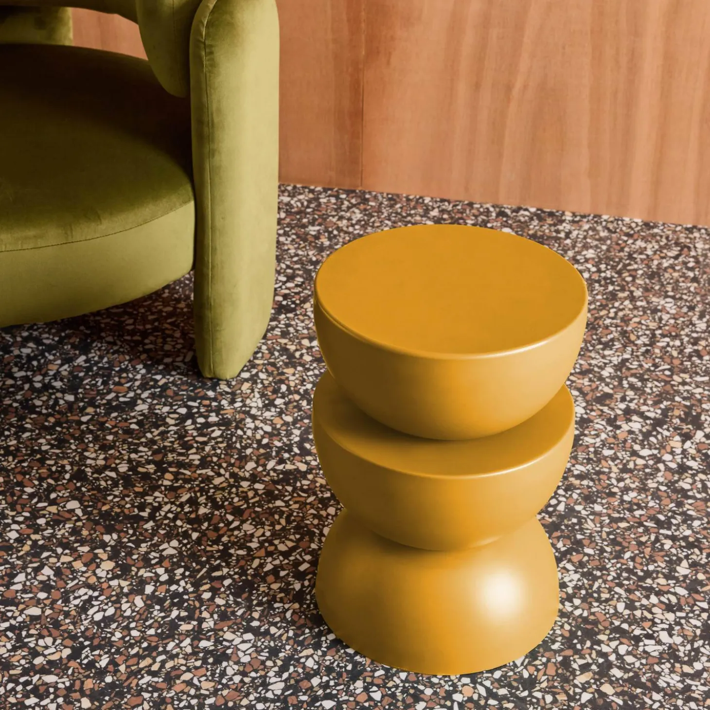Mesa auxiliar, mesa de centro, mesa de cabeceira em metal