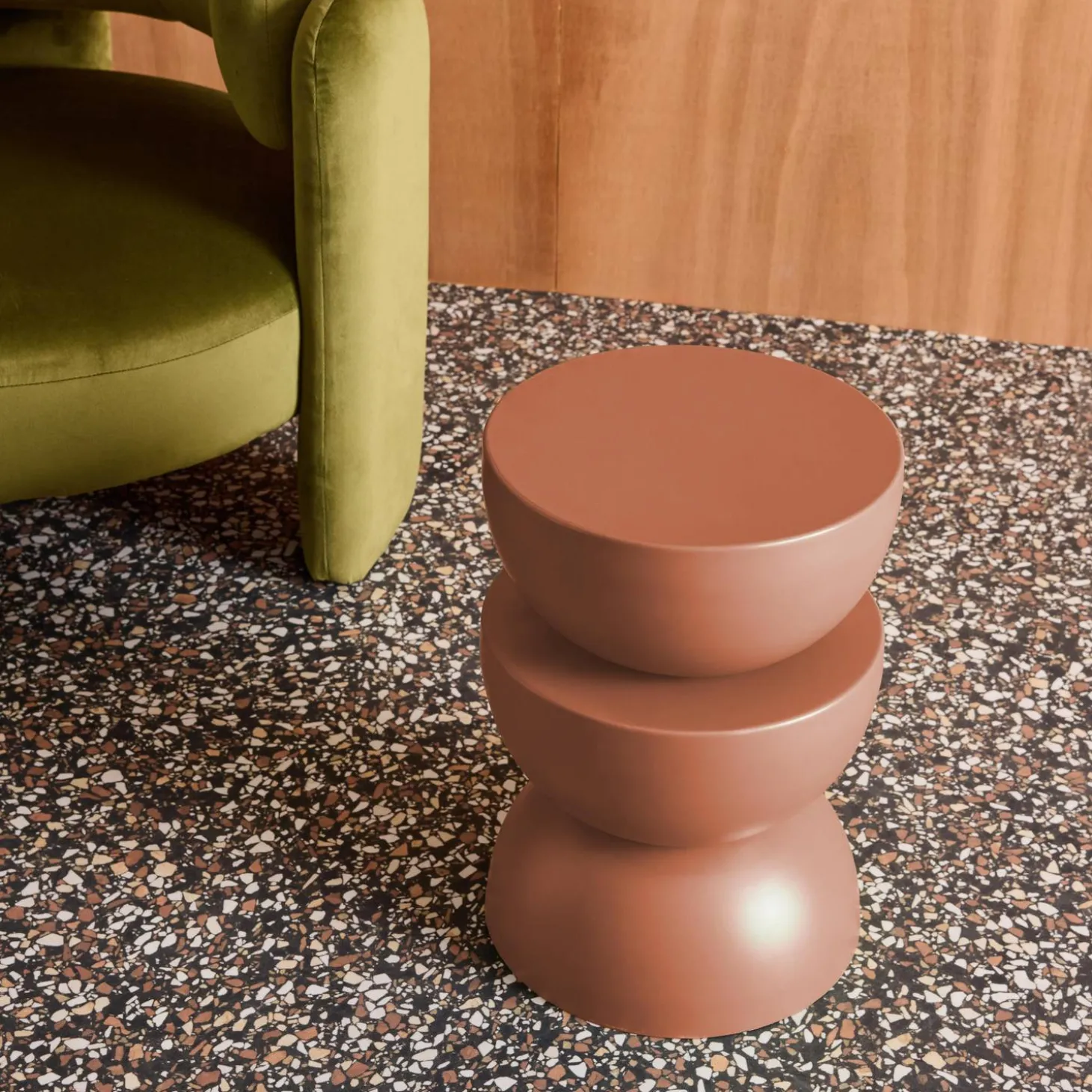 Mesa auxiliar, mesa de centro, mesa de cabeceira em metal