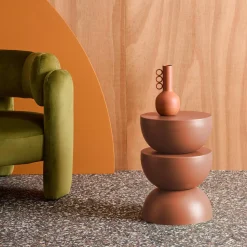 Mesa auxiliar, mesa de centro, mesa de cabeceira em metal