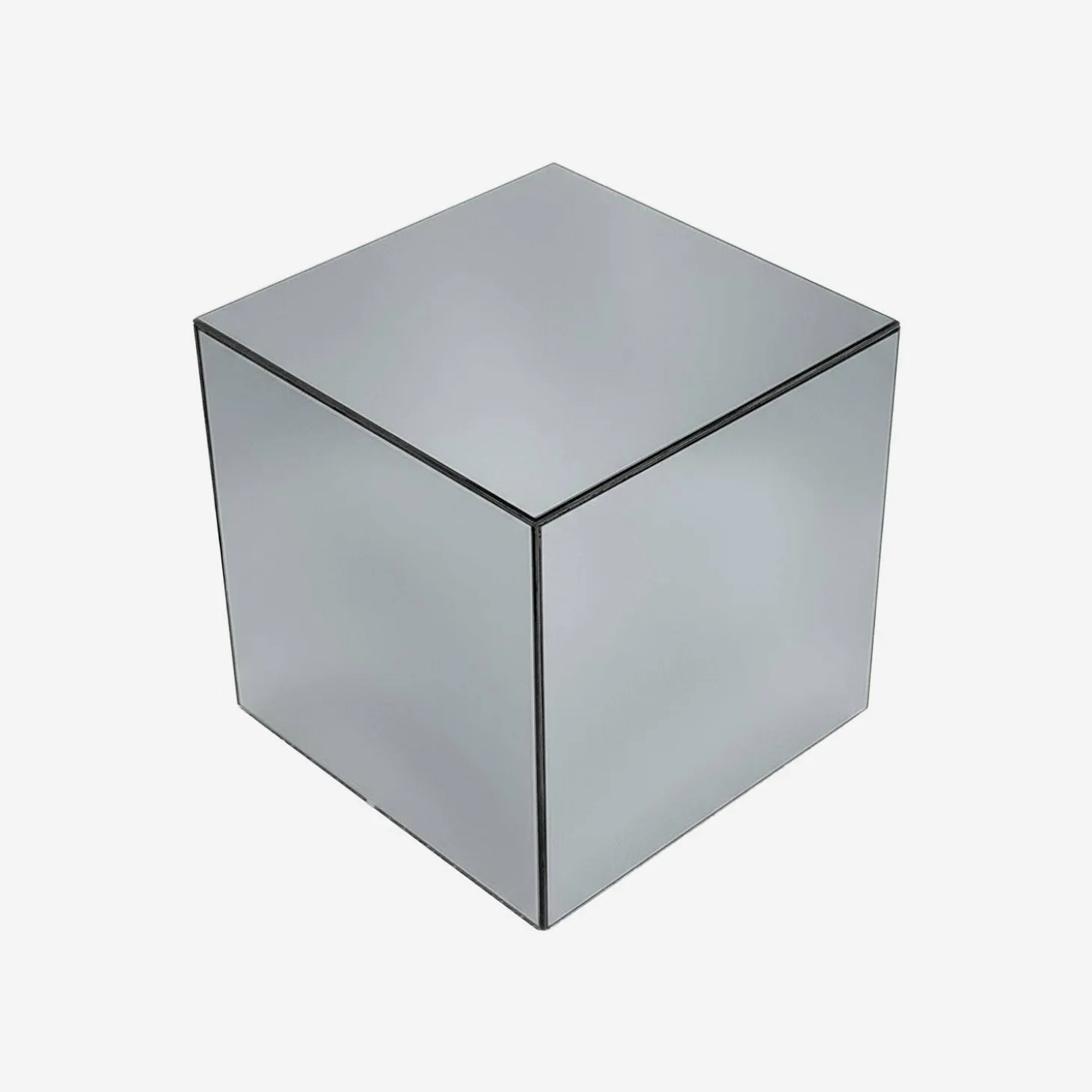 Mesa cúbica de espelho, 30cm