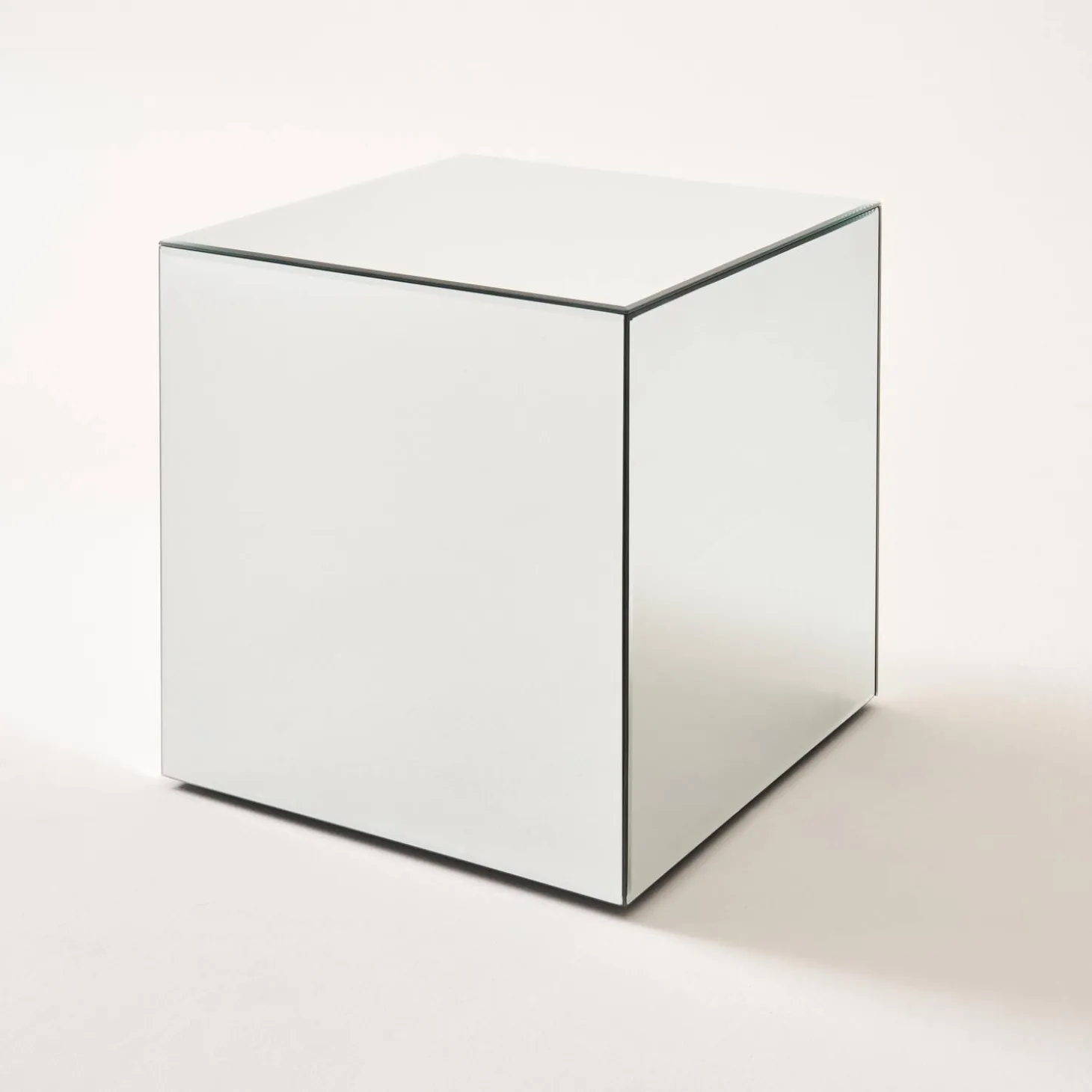Mesa cúbica de espelho, 30cm