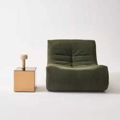 Mesa cúbica de espelho, 30cm