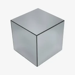 Mesa de apoio cubo espelho, 35cm