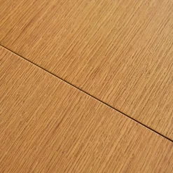 Mesa de jantar oval extensível madeira de 4-6 lugares